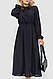 Плаття ошатне, колір чорний, 204R601, фото 2
