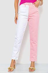 Джинси жіночі 164R426 колір Біло-розовий