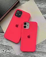 Силиконовый чехол на iPhone 14 Plus Silicone Case Full 47 - HOT PINK