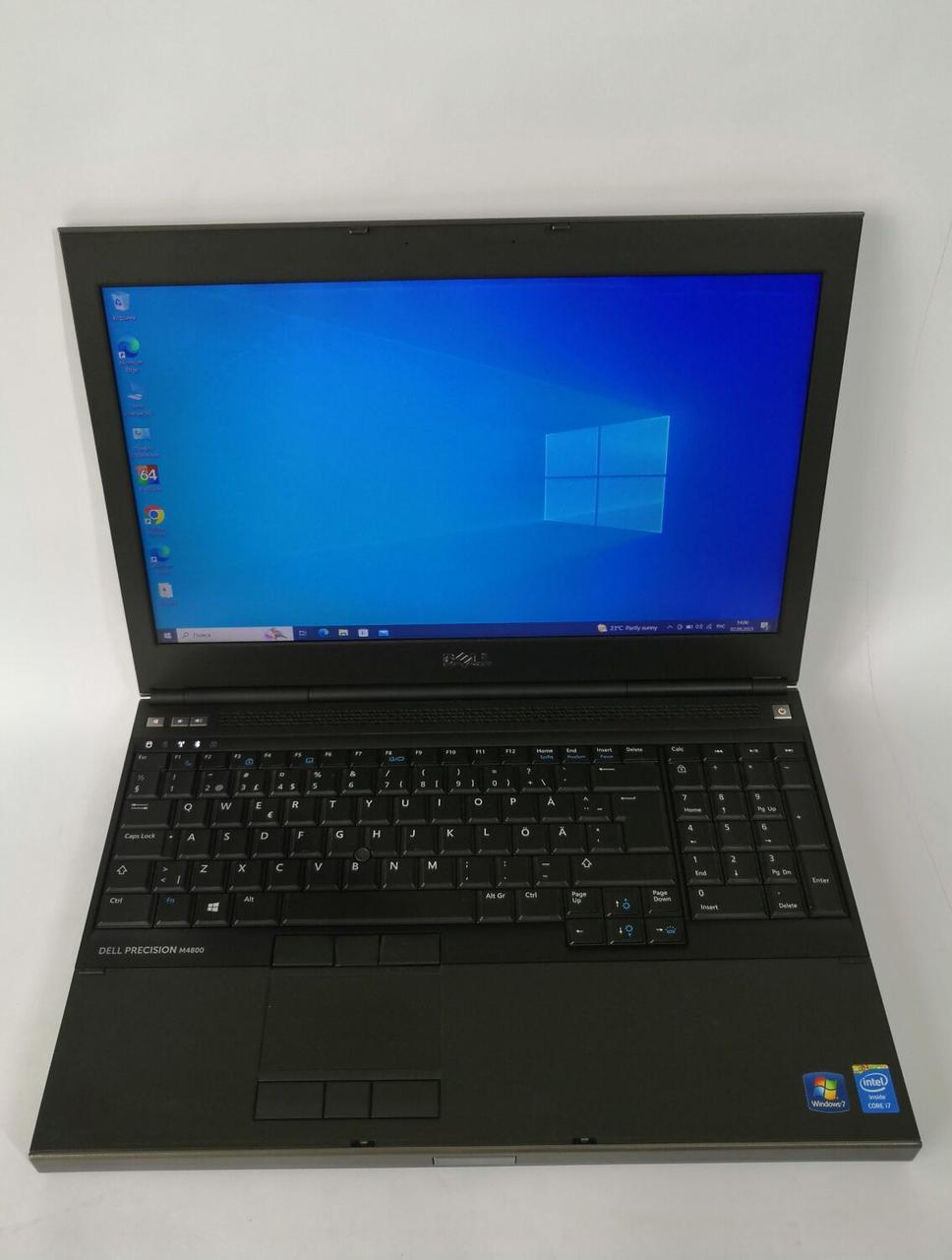 Б/в Ноутбук Dell Precision M4800 15.6" 1920x1080| Core i7-4700MQ| 8 GB RAM| 240 GB SSD| Quadro K2100M 2GB