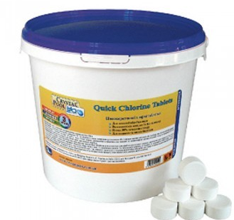 Быстрорастворимые таблетки хлора Quick Chlorine Tablets (1кг) (2101) - фото 1 - id-p200301513