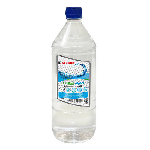 Купить Дистиллированная техническая вода 1 л SAPFIRE Distilled Water ...