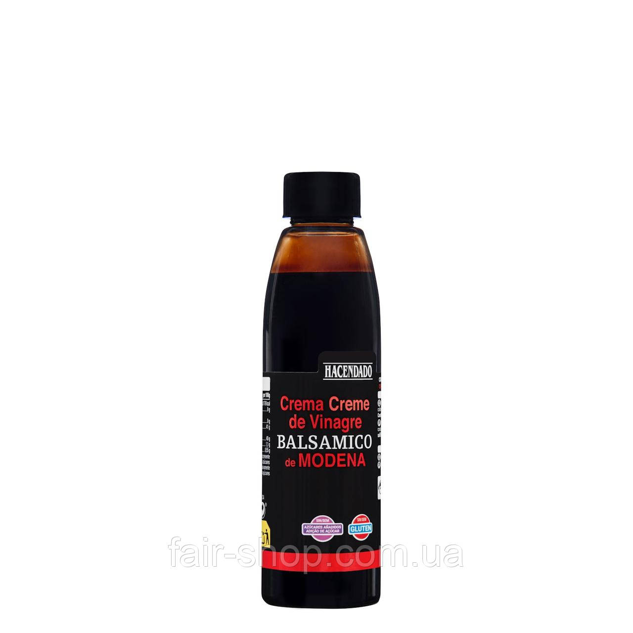 Оцет Hacendado Cream of Modena balsamic vinegar Hacendado, 250 гр., оригінал. Доставка з США/ЄС протягом 14 днів, фото 1