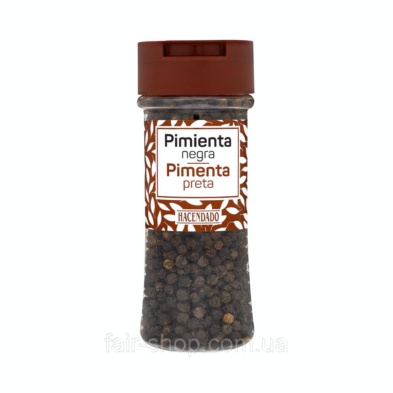 Спеції Hacendado Whole black peppercorns Hacendado, 70 гр., оригінал. Доставка з США/ЄС протягом 14 днів, фото 1