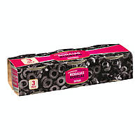 Оливки Hacendado Sliced black olives Hacendado, 3x50 гр. Доставка з США від 14 днів - Оригинал