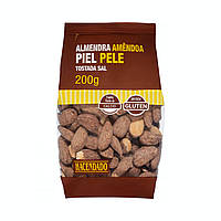 Орехи Hacendado Salted roasted almonds whit skin Hacendado, 200 гр. Доставка з США від 14 днів - Оригинал