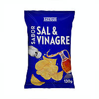 Снеки Hacendado Salt and vinegar flavored potato chips Hacendado, 130 гр. Доставка з США від 14 днів -