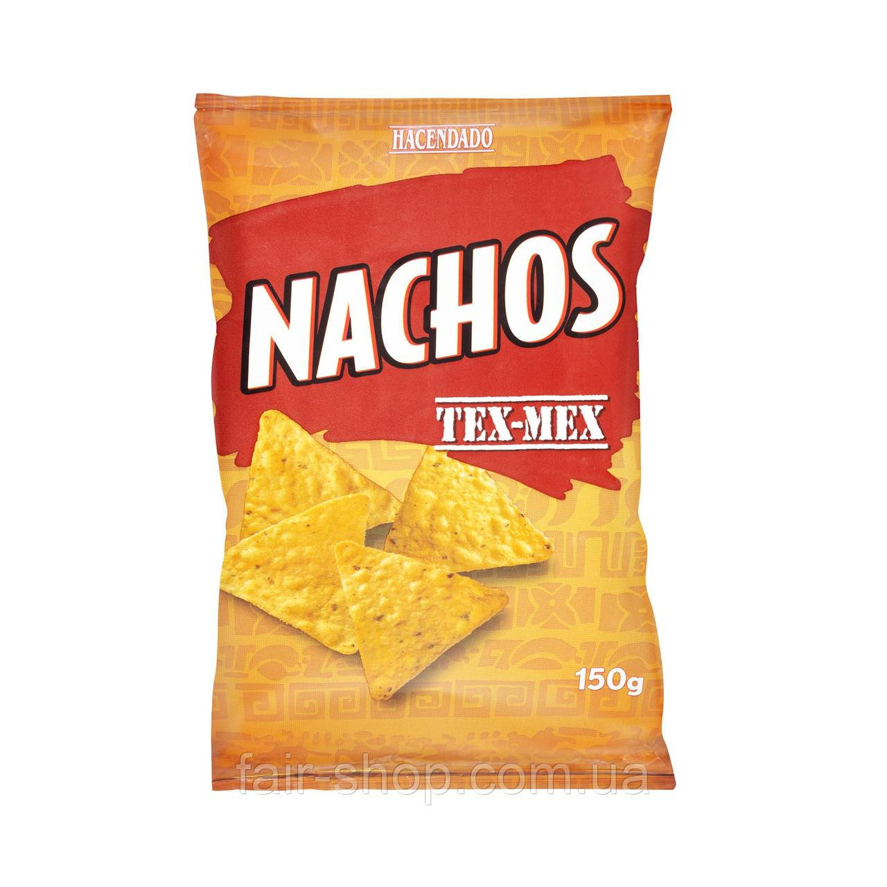Снекі Hacendado Tex-mex corn tortilla chips Hacendado, 150 гр., оригінал. Доставка з США/ЄС протягом 14 днів, фото 1