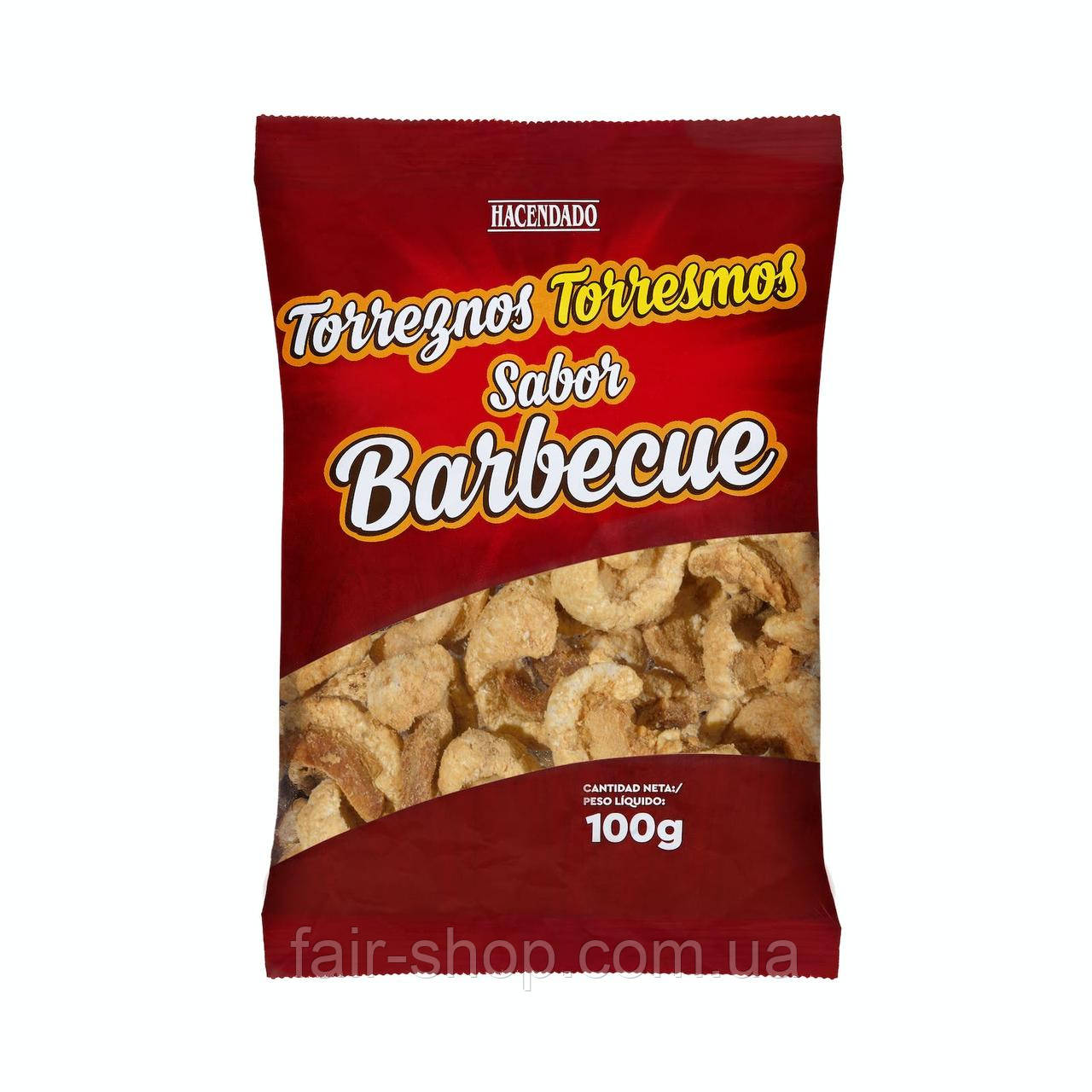 Снекі Hacendado Barbecue flavour pork scratchings Hacendado, 100 гр., оригінал. Доставка з США/ЄС протягом 14 днів, фото 1