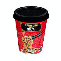 Паста Hacendado Instant cup noodles Yakisoba soya flavour Hacendado, 80 гр. Доставка з США від 14 днів -