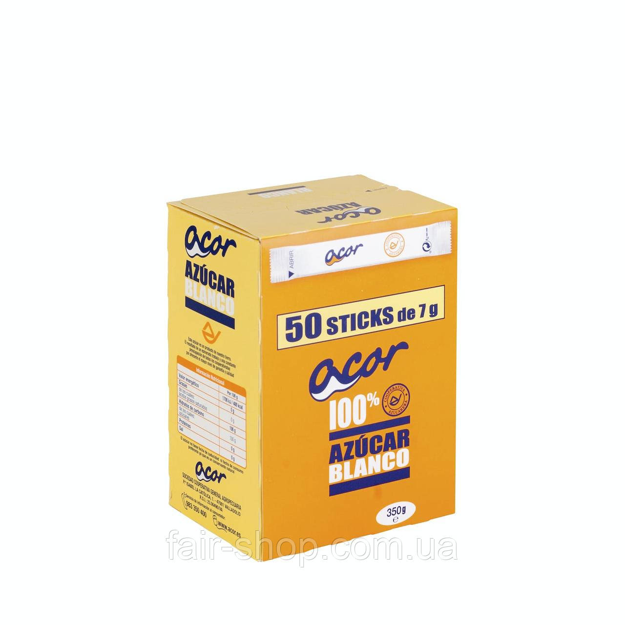 Цукор Acor White sugar sachets Acor, 350 гр., оригінал. Доставка з США/ЄС протягом 14 днів, фото 1