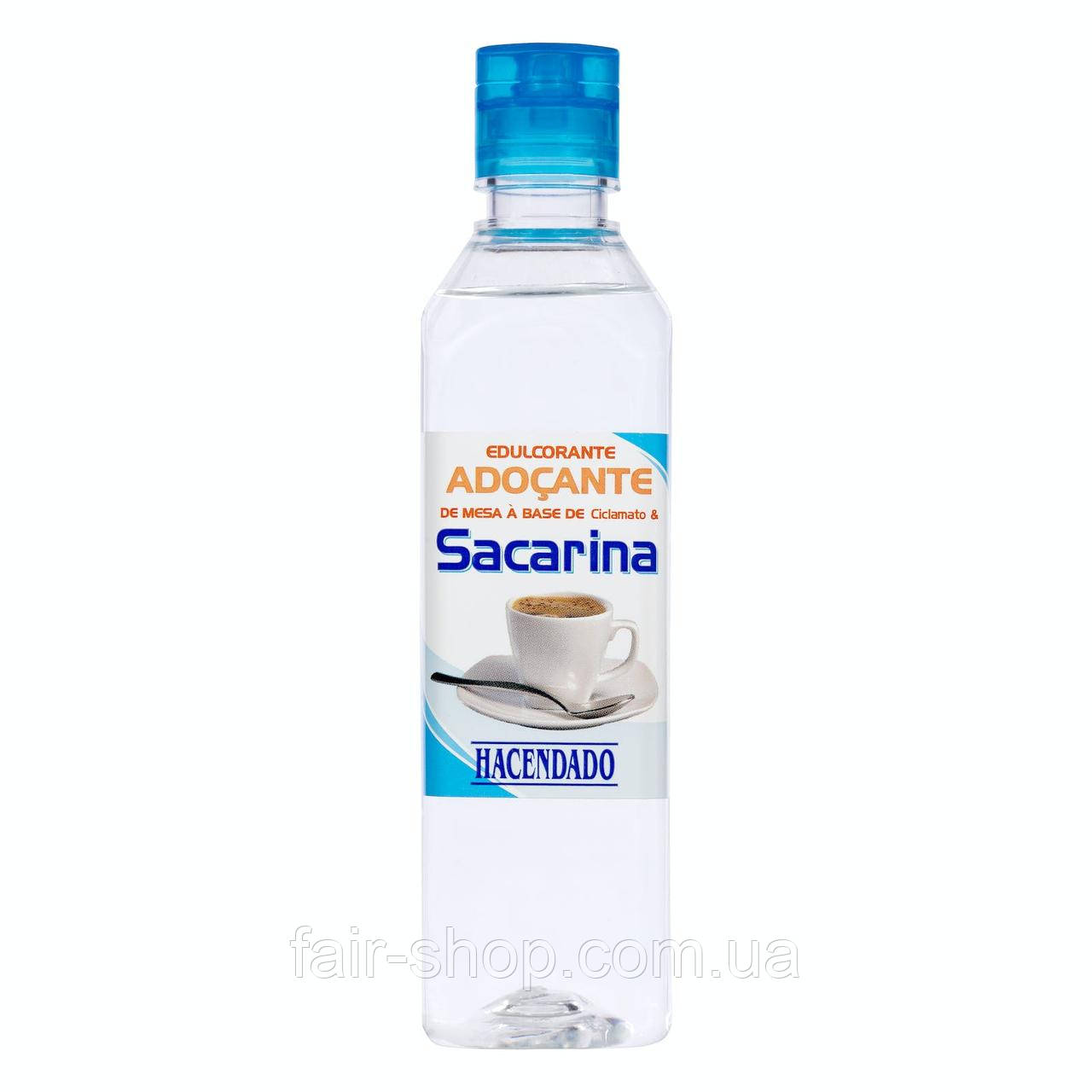 Замінник цукру Hacendado Saccharin sweetener liquid Hacendado, 150 мл., оригінал. Доставка з США/ЄС протягом 14 днів, фото 1