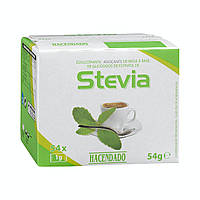 Заменитель сахара Hacendado Stevia sweetener sachets Hacendado, 54 гр. Доставка з США від 14 днів - Оригинал