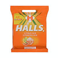 Леденцы Halls Sugar-free citrus mix cough drops Halls, 4x32 гр. Доставка з США від 14 днів - Оригинал