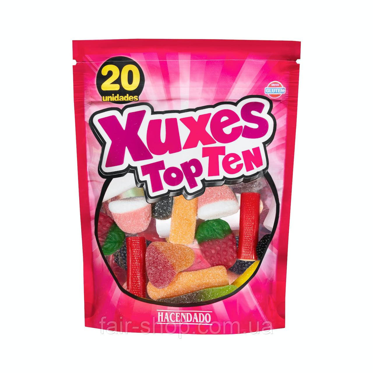 Цукерки Hacendado Xuxes Top Ten sweets selection Hacendado, 135 гр., оригінал. Доставка з США/ЄС протягом 14 днів, фото 1