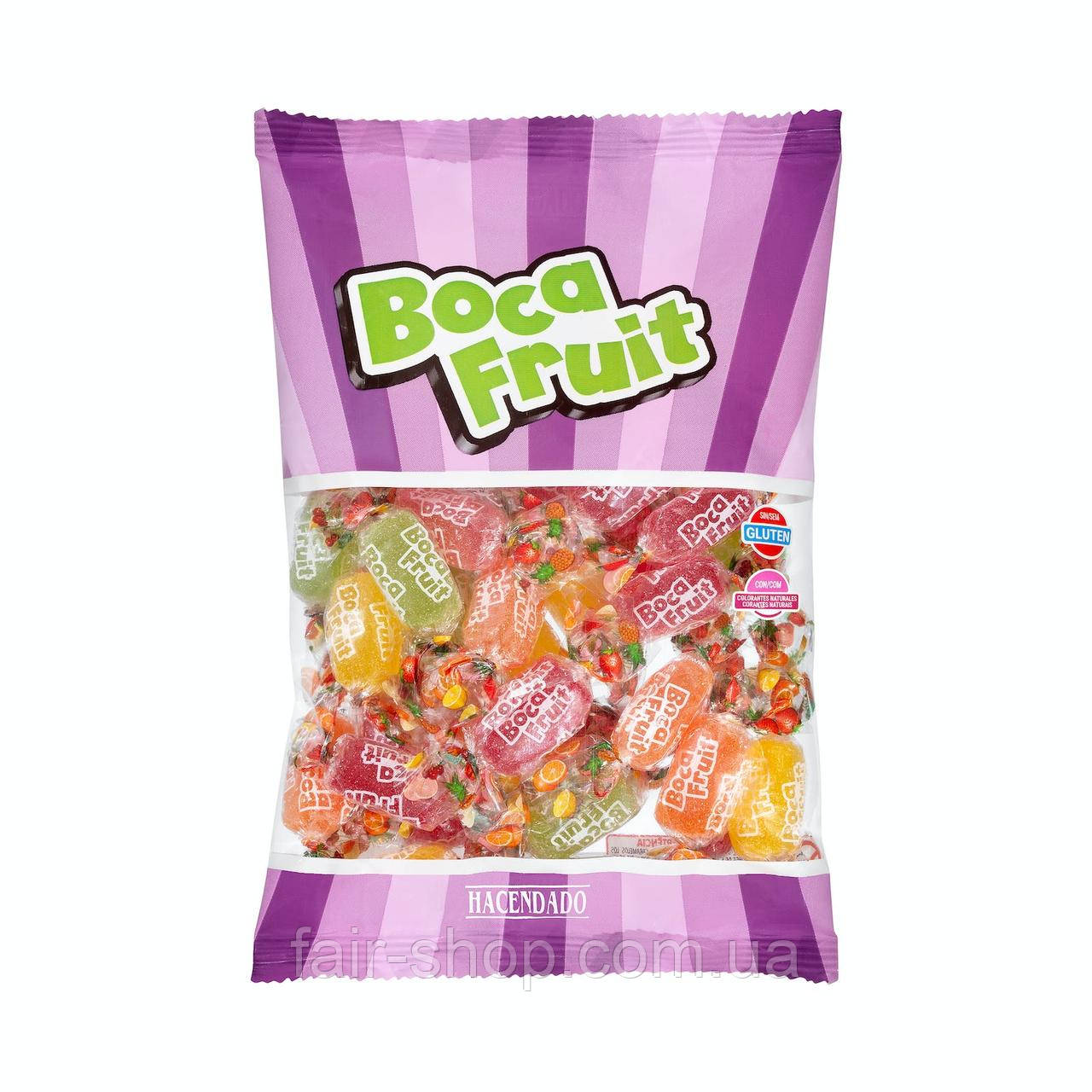 Цукерки Hacendado Boca Fruit sweets Hacendado, 200 гр., оригінал. Доставка з США/ЄС протягом 14 днів, фото 1