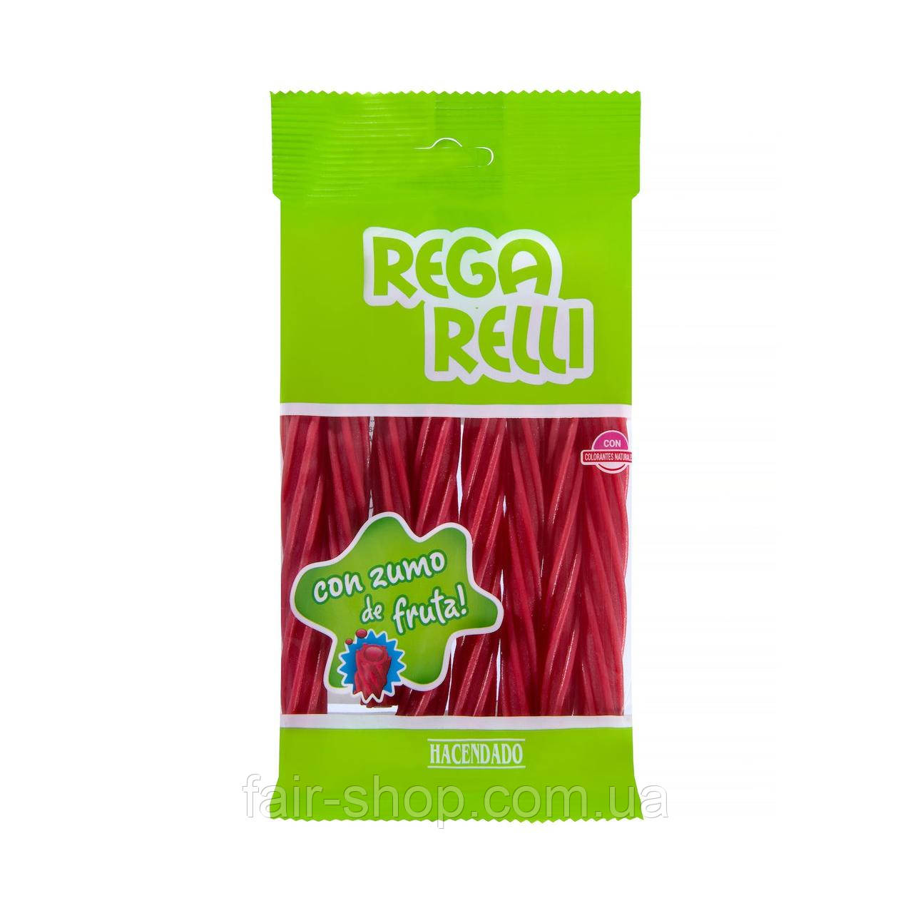 Цукерки Hacendado Rega Relli sweets filled with fruit juice Hacendado, 150 гр., оригінал. Доставка з США/ЄС протягом 14 днів, фото 1