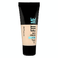 Тональный крем Maybelline Fit Me fluid makeup 110 porcelain Maybelline, 30 мл. Доставка з США від 14 днів -