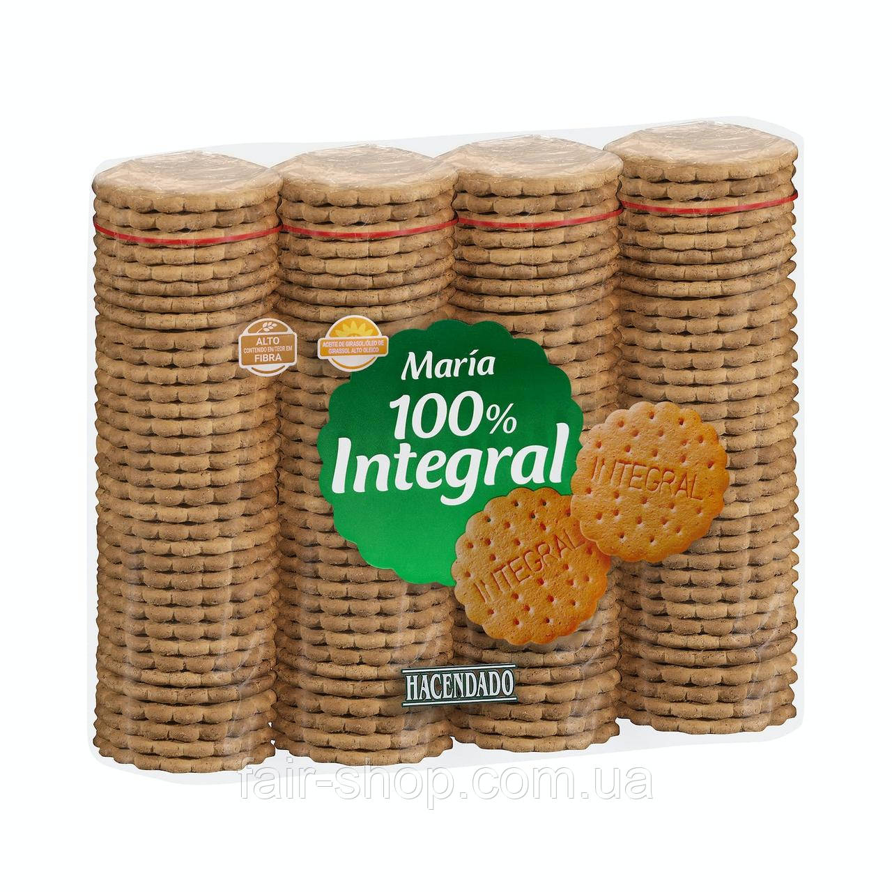 Печиво Hacendado Wholemeal Maria biscuits Hacendado, 800 гр., оригінал. Доставка з США/ЄС протягом 14 днів, фото 1