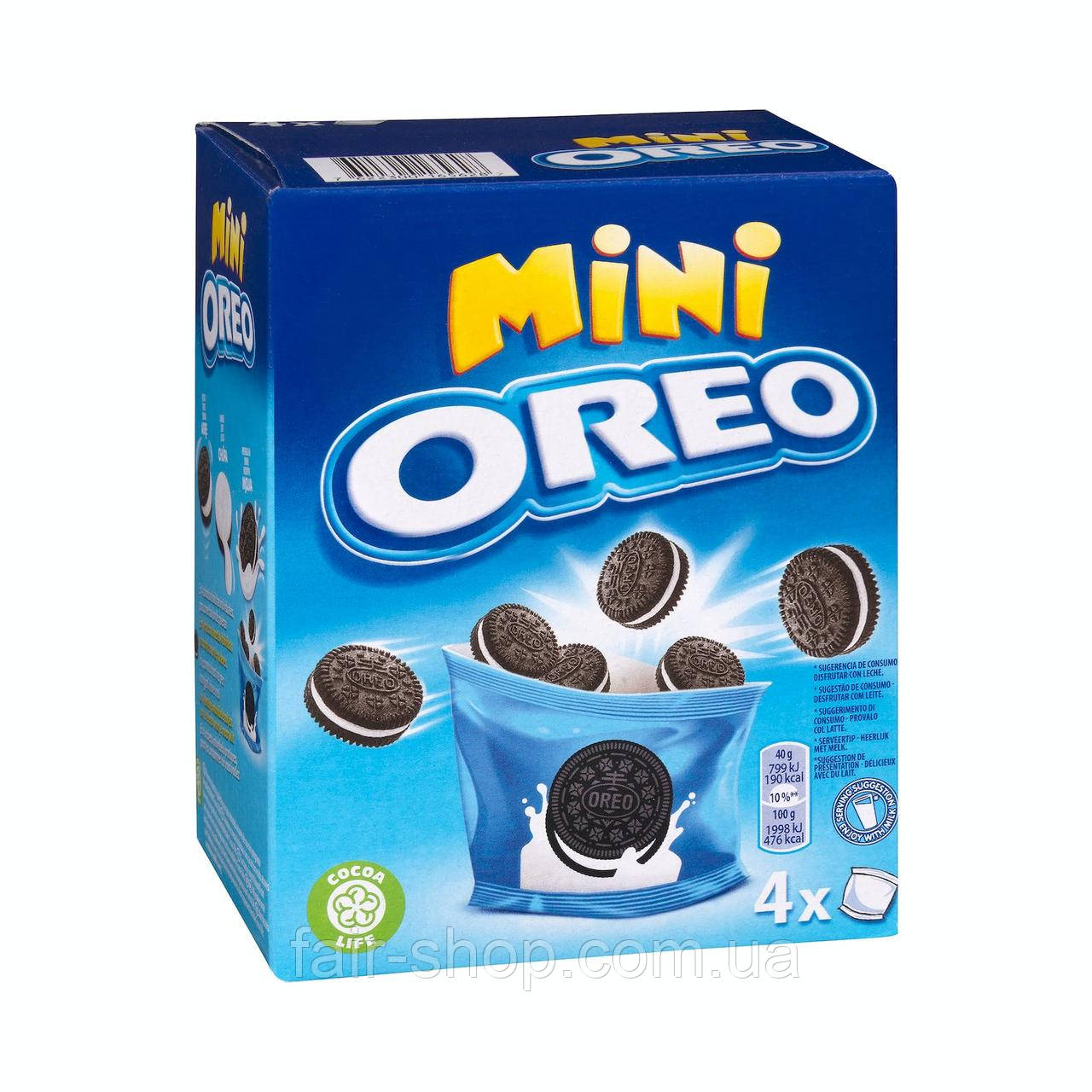 Печиво Oreo Mini Biscuits Oreo, 160 гр., оригінал. Доставка з США/ЄС протягом 14 днів, фото 1