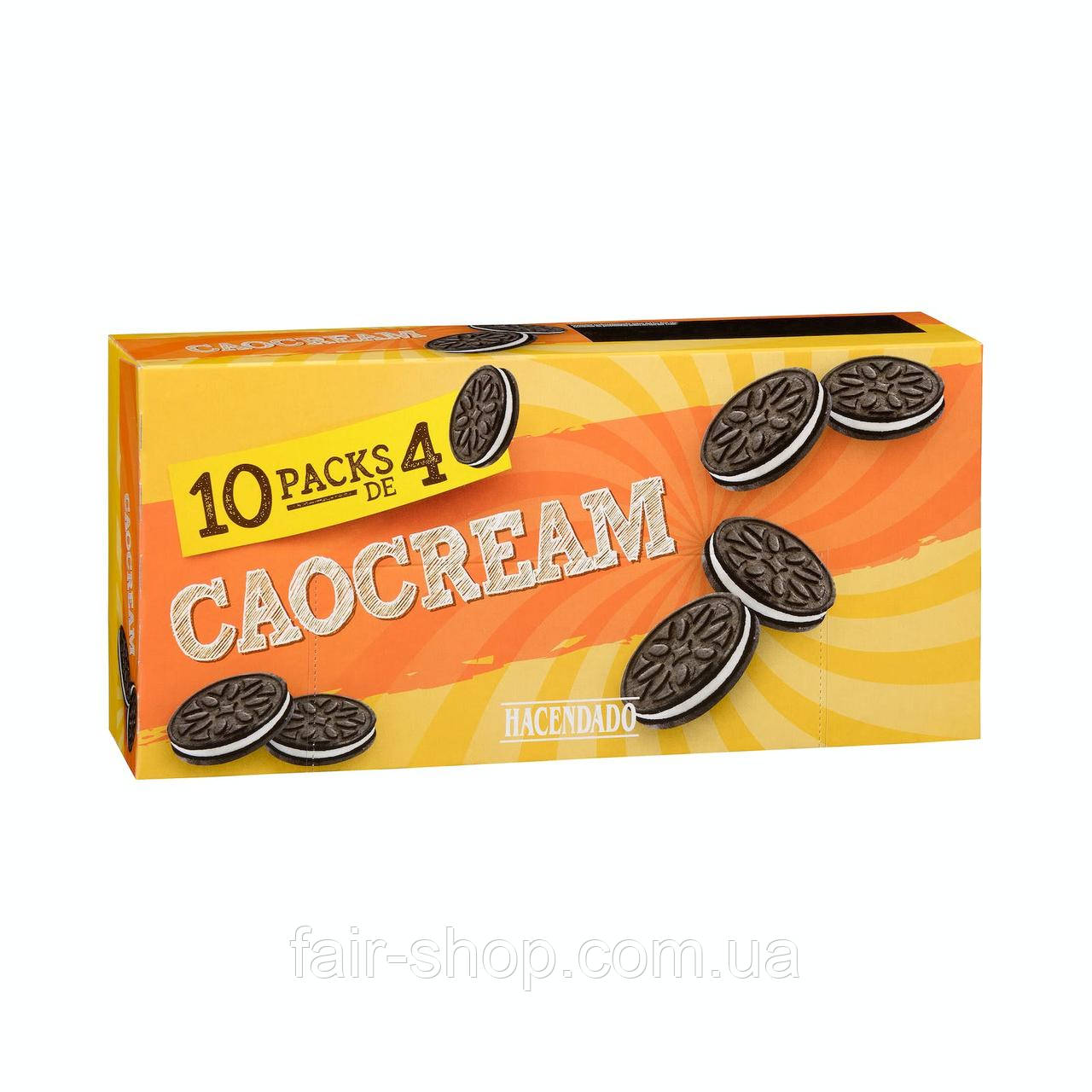 Печиво Hacendado Caocream biscuits Hacendado, 440 гр., оригінал. Доставка з США/ЄС протягом 14 днів, фото 1