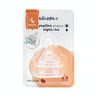 Соска Deliplus Silicone nipple for baby food +4 months Deliplus Доставка з США від 14 днів - Оригинал