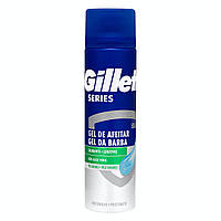 Гель для гоління Gillette Shaving gel for sensitive skin with aloe Gillette, 200 мл., оригінал. Доставка з США/ЄС протягом 14 днів