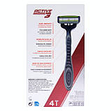 Бритва Deliplus Active 3 disposable razor 3 blades Deliplus, оригінал. Доставка з США/ЄС протягом 14 днів, фото 2