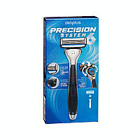 Бритва Deliplus Precision System 6 rechargeable razor 6 blades Deliplus, оригінал. Доставка з США/ЄС протягом 14 днів