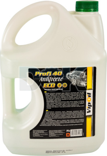 Готовий антифриз VIPOIL Eco Profi 40 G11 зелений -30 °C, фото 1