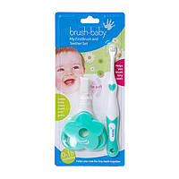 Набор: первая щетка и грызунок Brush-Baby The FirstBrush & Teether Set (0-3 лет)