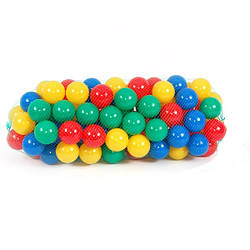 Кульки (м'ячики) для сухого басейну м'які, d=8,2 см/100 штук