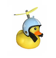 Автомобільна качка з шоломом та кріпленням Funny Ducks Blue White 2 10042