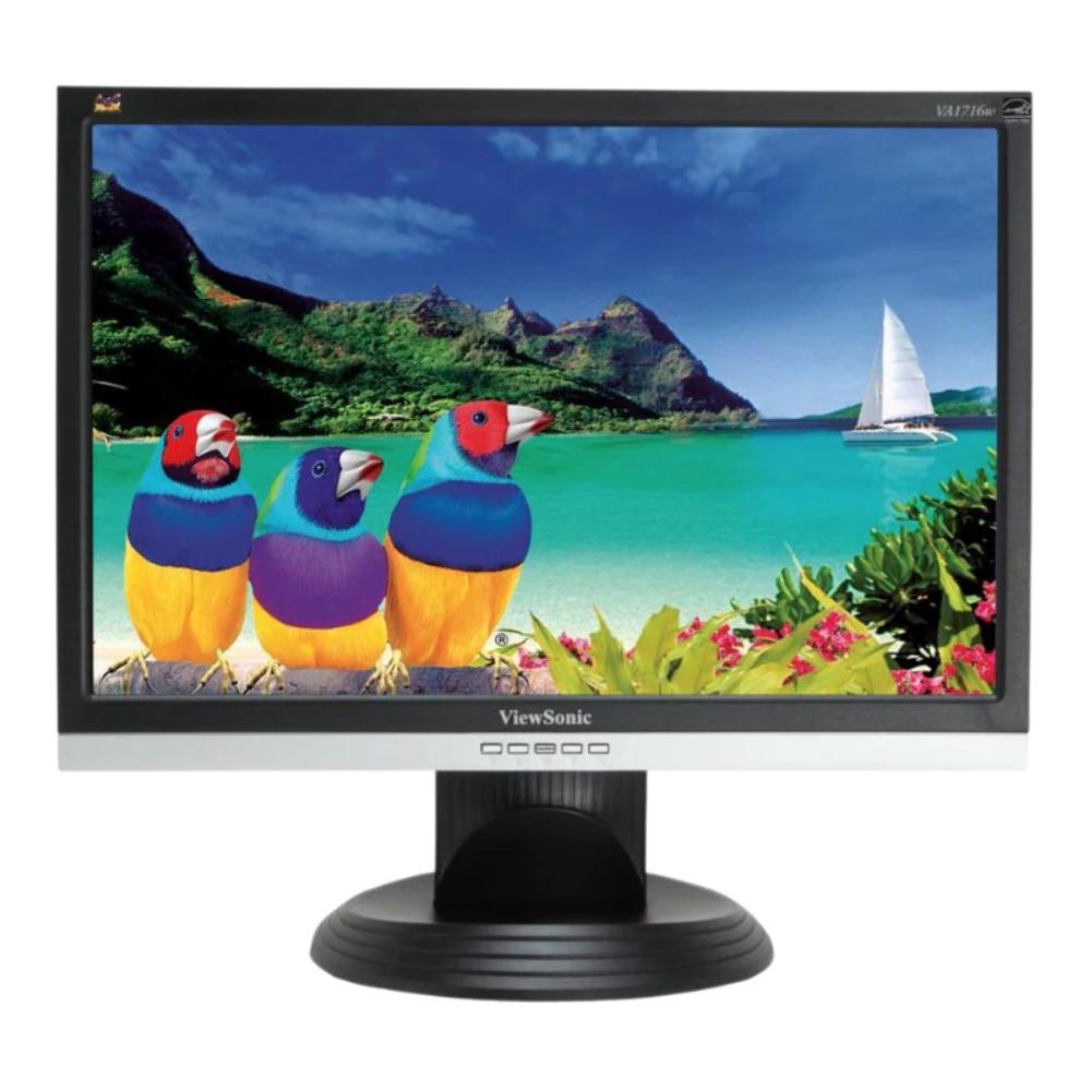 Монітор 17" 1440*900 TN ViewSonic VA1716w VGA чорн.+сріб. бв B Гар.12міс! #