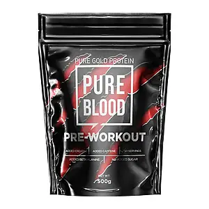 Передтренувальний комплекс та енергетик Pure Gold Blood 500 гр Pink Lemonade