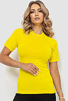 Жіноча футболка для спорту жовтого кольору / Женская футболка для спорта желтого цвета