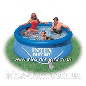 Надувний басейн Intex(ИНТЕКС) 56972 Easy Set Pool (244 х 76 см) + фільтруючий насос київ