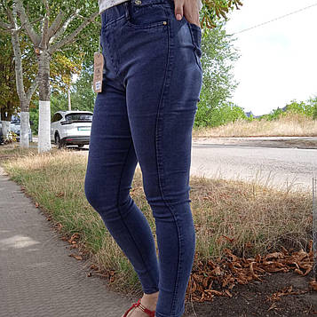 Жіночі джегінси,4 кишені"ЗОЛОТО",Art: 784-1 Сині
