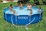 Каркасний басейн Intex(Интекс) 56996/28212 Metal Frame Pool (366 х 76 см) + фільтруючий насос київ, фото 2