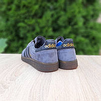 Чоловічі кеди замшеві сірі Adidas Spezial. Підліткові кросівки у сірому кольорі Адідас Спеціал весна осінь, фото 3