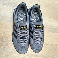 Чоловічі кеди замшеві сірі Adidas Spezial. Підліткові кросівки у сірому кольорі Адідас Спеціал весна осінь, фото 8