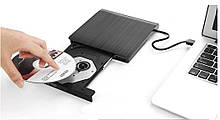 Зовнішній USB 3.0 DVD CD Тонкий оптичний привід для читання плеєр Пристрій Зчитувач Програвач
