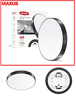 Світильник світлодіодний MAXUS 36 W 4100 K 1-MSP-3641-SLB SP Ceiling Circle Slim Black