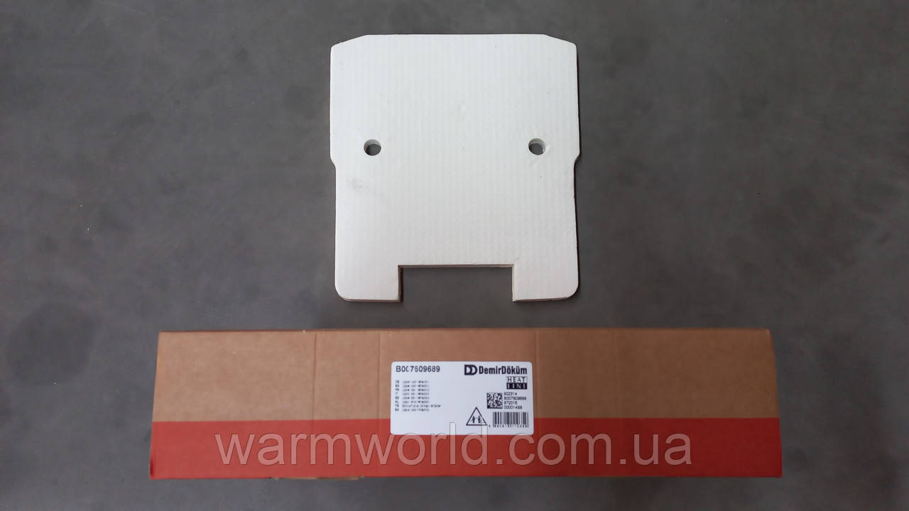 B007609689 Ізоляція верхніх дверцят твердопаливного котла DEMRAD Solitech Plus