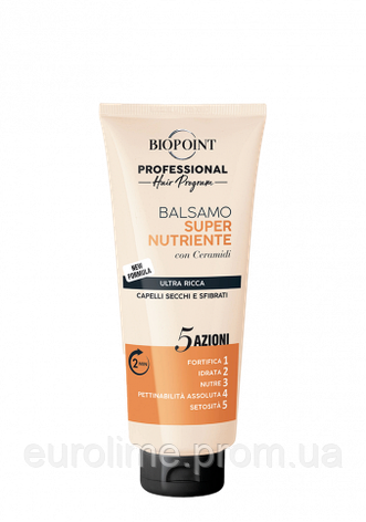 Кондиціонер для волосся BIOPOINT PROFESSIONAL Nutriente BALSAMO СУПЕР ПИТАННИЙ 350 мл, фото 2