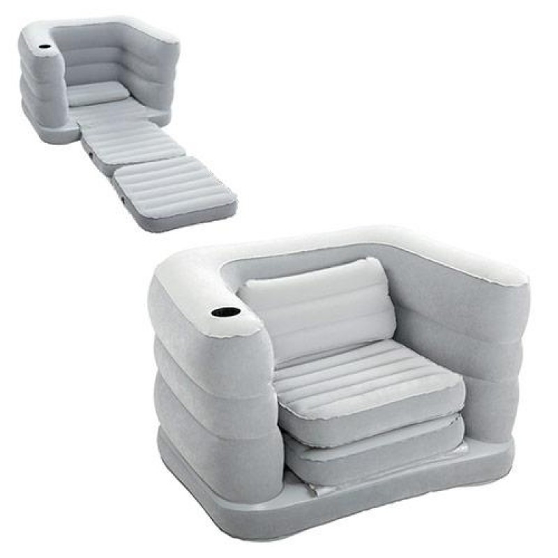 Надувне крісло-велюр Bestway 200х102х64 см (75065)