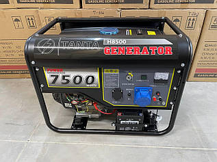 Бензиновий однофазний генератор TANTA H8500: 7-7,5 КВт з функцією автозапуску