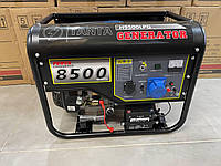Однофазный генератор газо-бензиновый TANTA H9500LPG: 8-8,5 КВт с функцией автозапуска и двумя розетками