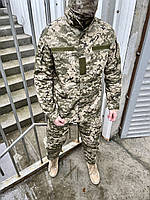 Тактический пиксельный костюм рип стоп для военнослужащих , Армейская прочная форма пиксель ВСУ Китель + niki