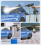 Бездротовий пістолет для миття високого тиску TANZU-60Bar акумуляторний ,пістолет-розпилювач високого тиску, фото 6